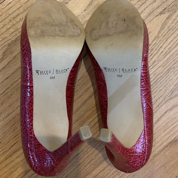 WHBM Diane Red Pumps - Picture 5 of 6